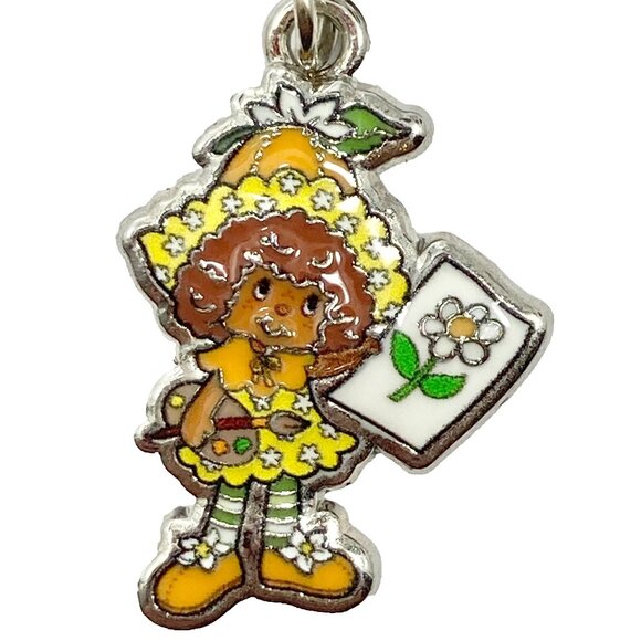 Vintage Strawberry Shortcake Orange Blossom Clip On Charm Zipper Pull Bag - Picture 2 of 8